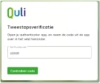 Tweestapsverificatie Quli